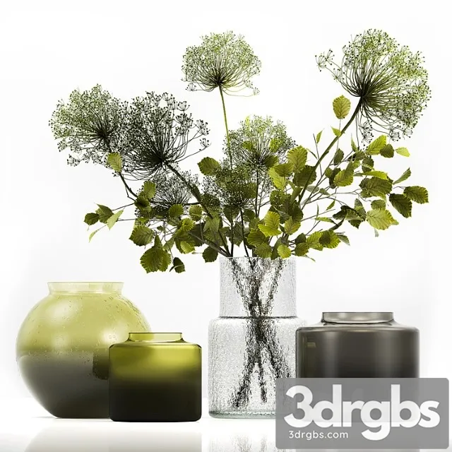 Spring bouquet of green flowers in a glass vase ikea, ikea with hogweed, branches, leaves. 250 Spring bouquet of green flowers in a glass vase ikea, ikea with hogweed, branches, leaves. 250