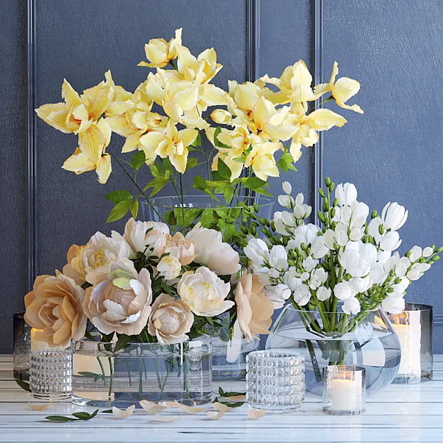 Spring flowers 4 3DModel Spring flowers 4 3DModel