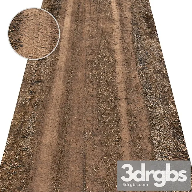 Spring Road Material 02 3D Model Download