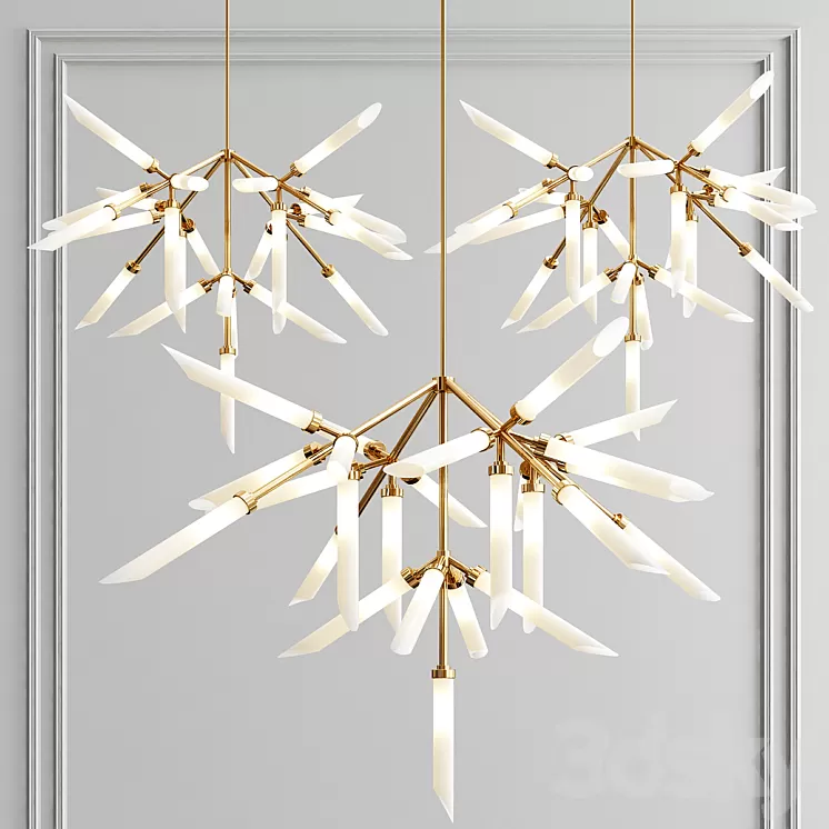 Spur grand chandelier 3D Model Spur grand chandelier 3D Model