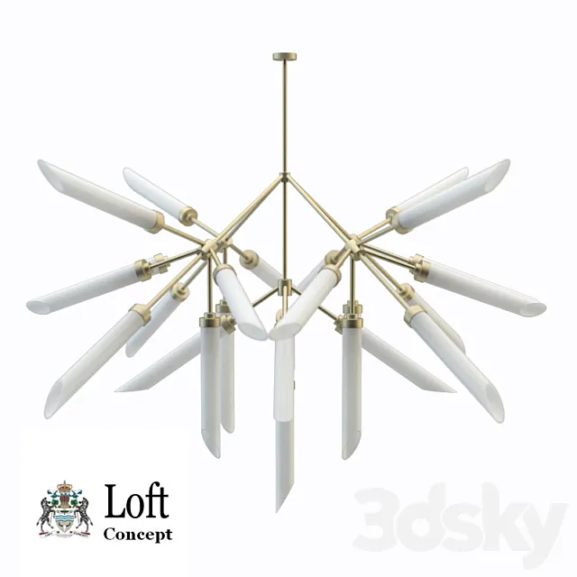 Spur Pendant Lamp Chandelier 3DModel Spur Pendant Lamp Chandelier 3DModel