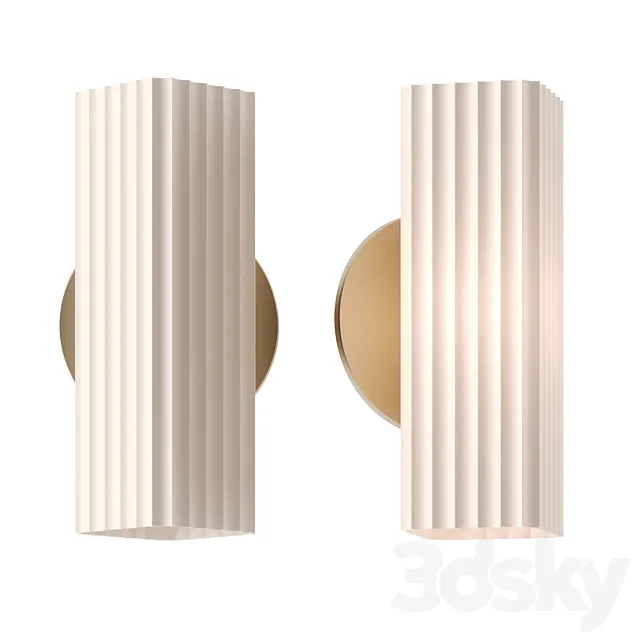 SQ Sconce by humanhome 3D Model SQ Sconce by humanhome 3D Model