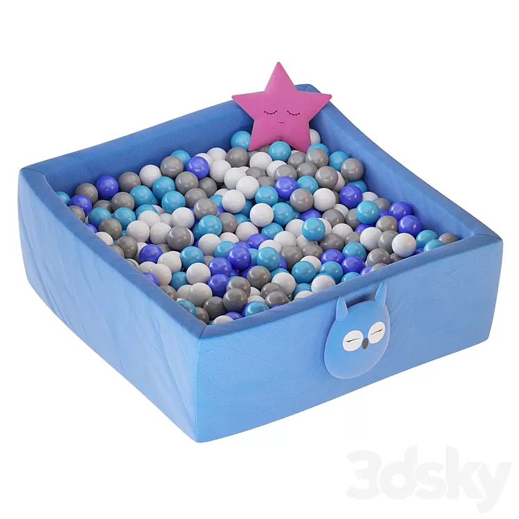 Square ball pool 3D Model Free Download Square ball pool 3D Model Free Download