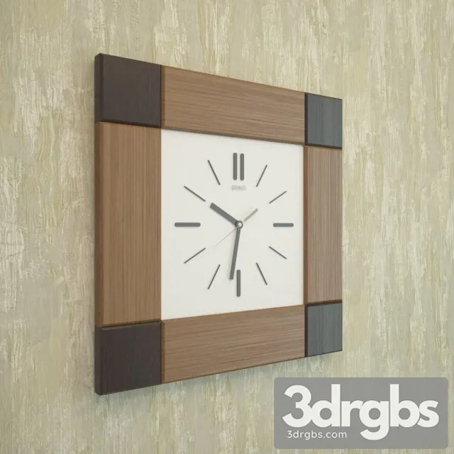 Square Clock 3D Model Download