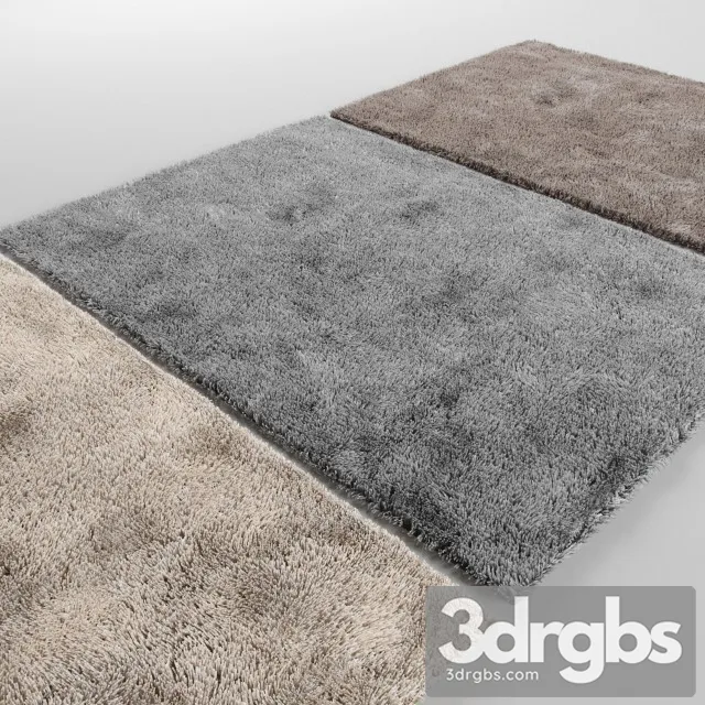 Square Feather Carpet 3 3D Model Download