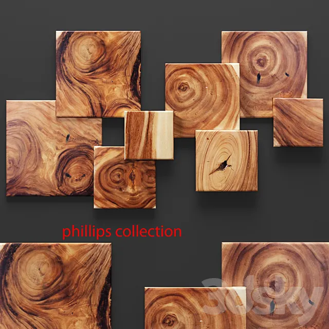 Square Standout Wall Art Set of 8. wall decor. panel. wooden. picture 3DModel Square Standout Wall Art Set of 8. wall decor. panel. wooden. picture 3DModel