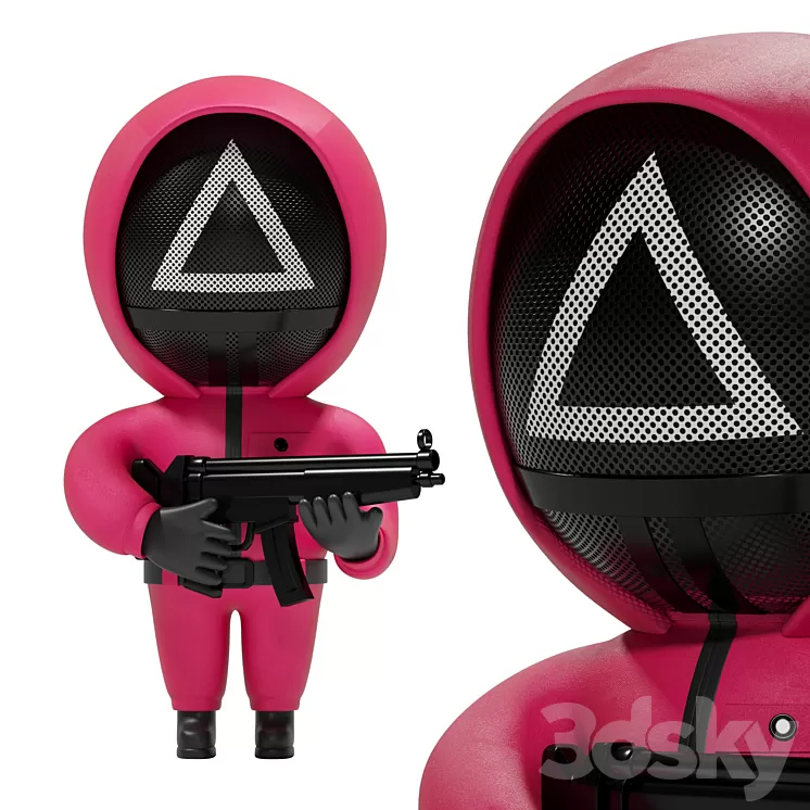 Squid Game solder 3D Model