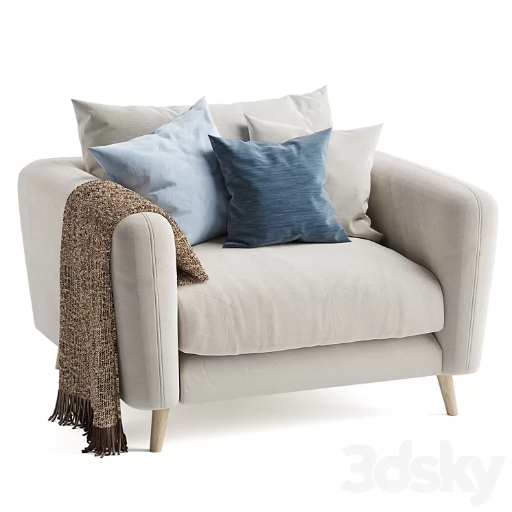 Squishmeister Armchair 3D Model Free Download