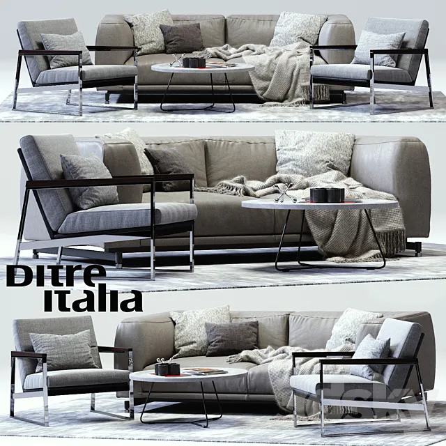 St Germain Sofa | Daytona Armchair 3D Model St Germain Sofa | Daytona Armchair 3D Model