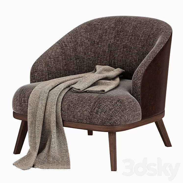 st. tropez armchair by ditre italia 3D Model Free Download