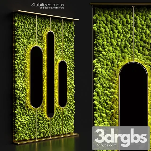 Stabilized Moss And Mirrors 3D Model Download