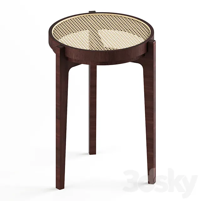 Stackable oak and rattan stool (Bar stool)- Solid wood stools 3DModel Stackable oak and rattan stool (Bar stool)- Solid wood stools 3DModel