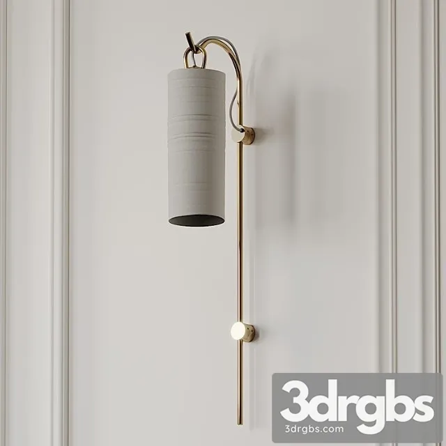 Staff Wall Sconce By Articolo 3D Model Download