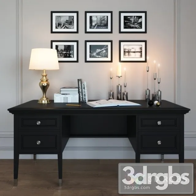 Stafford Desk 3D Model Download Stafford Desk 3D Model Download