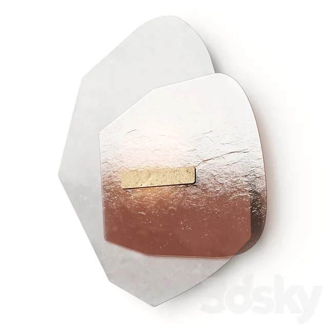 Stahl Band Alliance 02 Light Sculpture Sconce 3DModel Stahl Band Alliance 02 Light Sculpture Sconce 3DModel