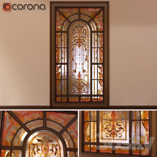 Stained Glass “Garden” 3DModel