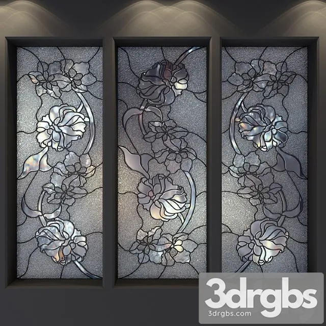 Stained Glass Window 3 3D Model Download