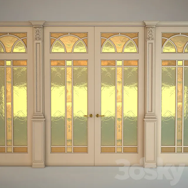 Stained-glass window 3D Model