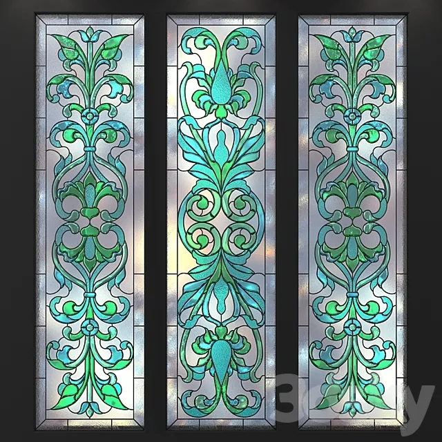 stained-glass window 3D Model