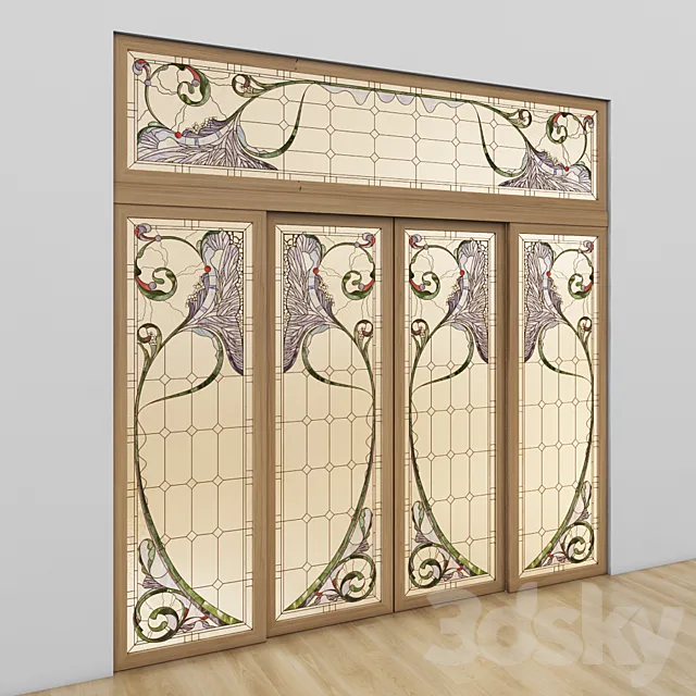 Stained-glass window 3DModel