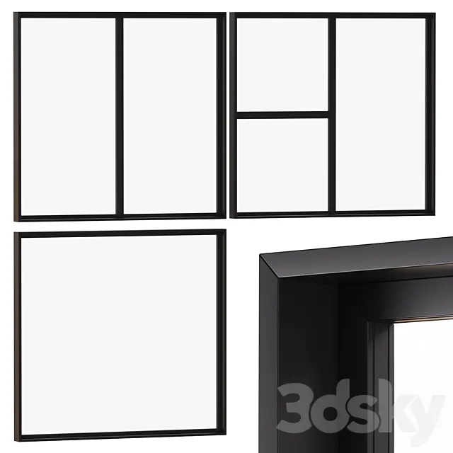 Stained glass windows _ panoramic glazing 02 3D Model