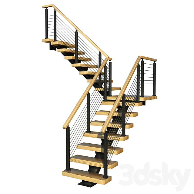 STAIR 2 3D Model