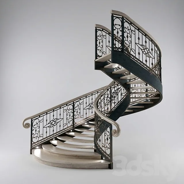 Stair 3D Model