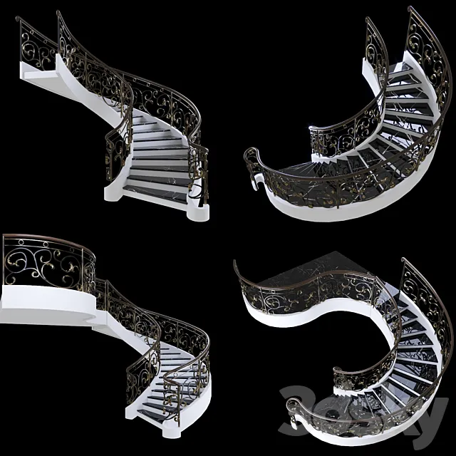 Stair forging 3DModel