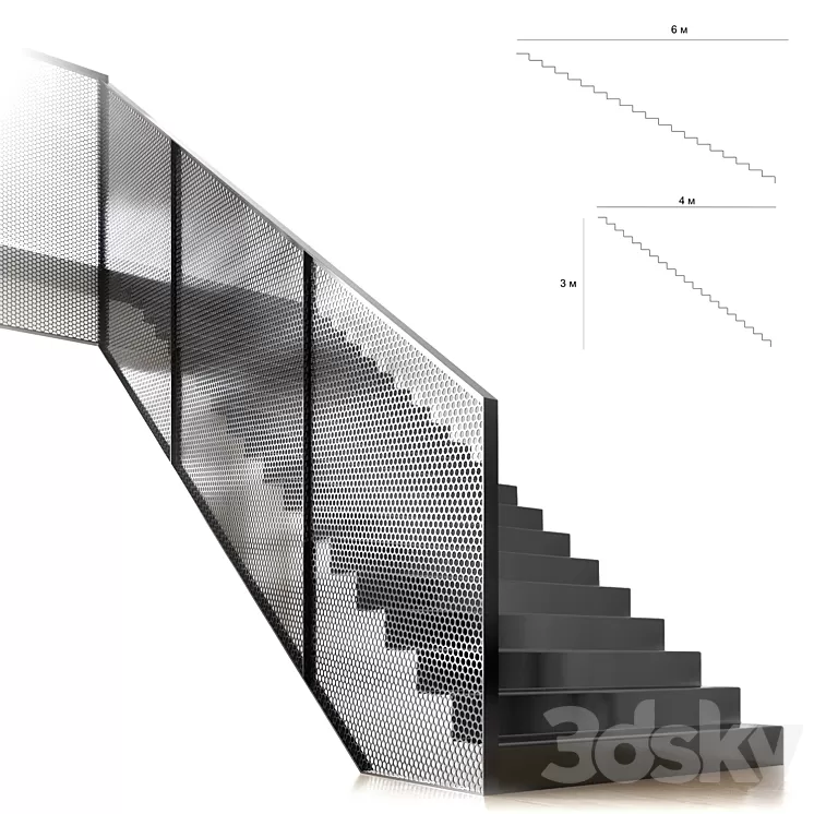 Stair loft 3D Model