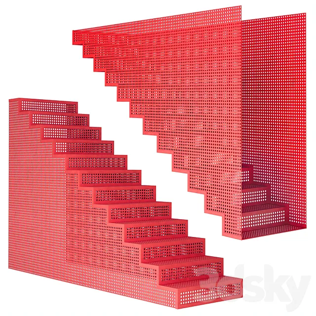 Staircase 022 3D Model