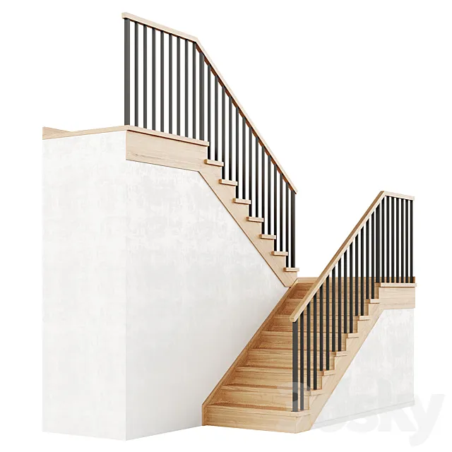 Staircase 10 3D Model