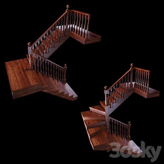 Staircase 12 3D Model Download