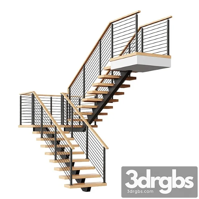 Staircase 6 2 3D Model Download