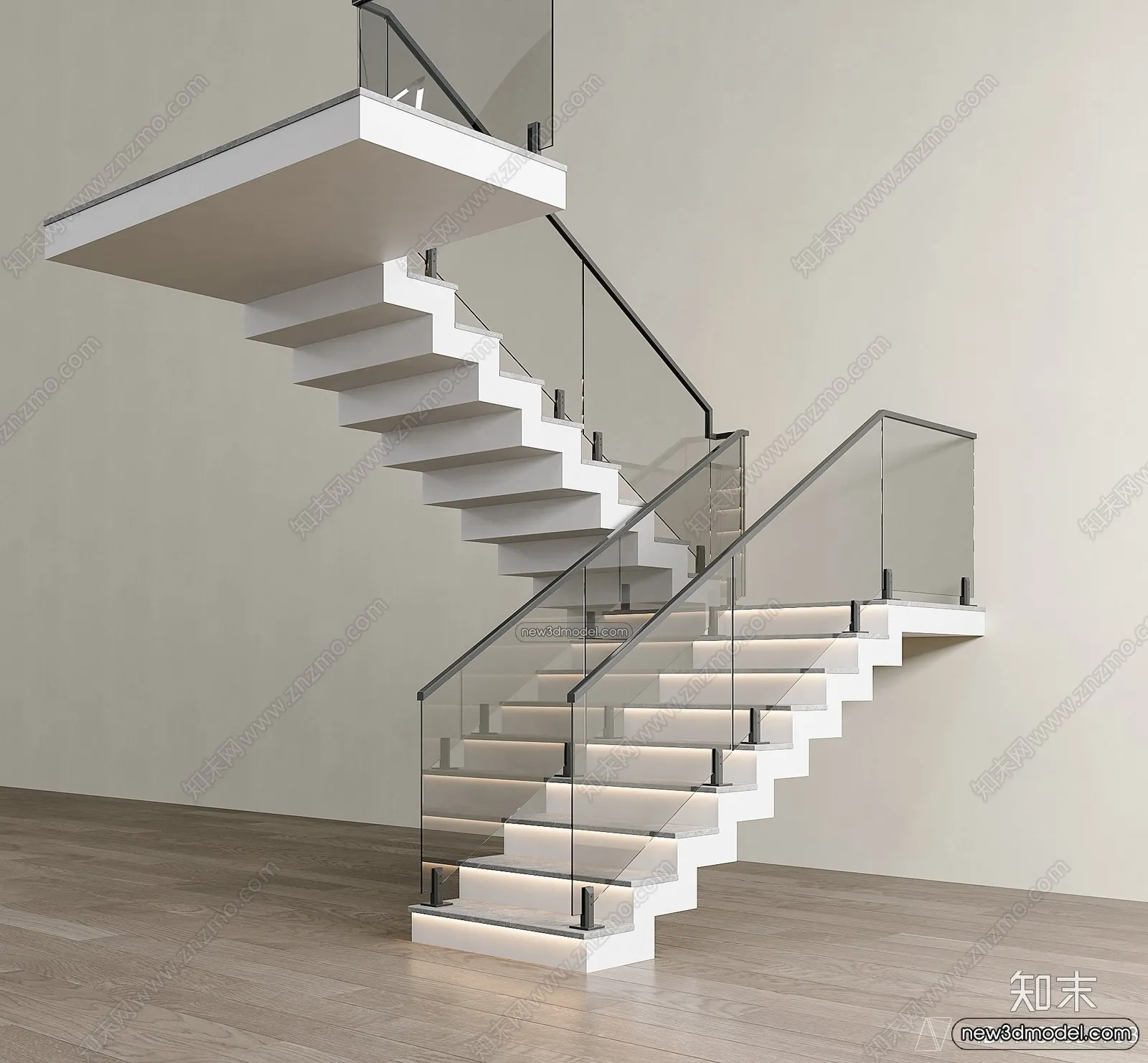 Staircase Decoration – 3D Interior Scene – 3D Models – 101 Staircase Decoration – 3D Interior Scene – 3D Models – 101