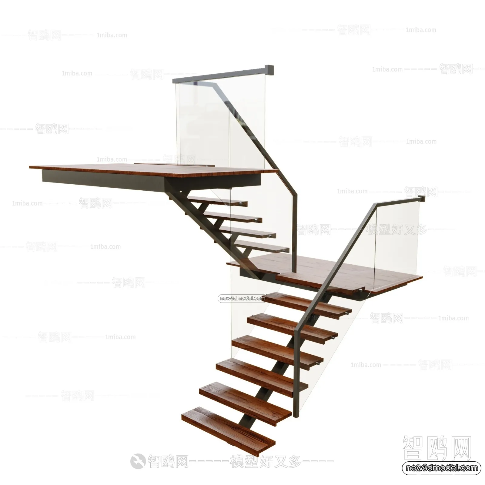 Staircase Decoration – 3D Interior Scene – 3D Models – 111 Staircase Decoration – 3D Interior Scene – 3D Models – 111