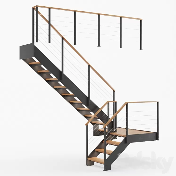 Staircase Loft 3D Model