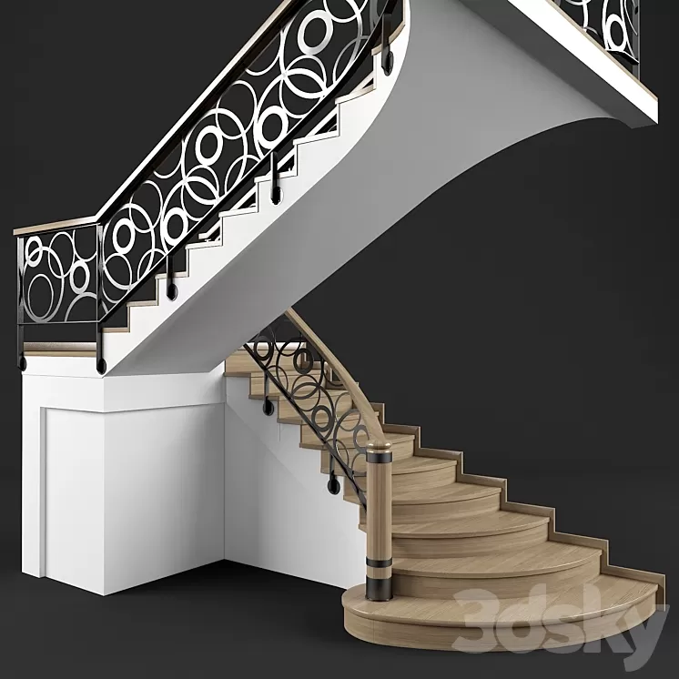 Stairs 05 3D Model