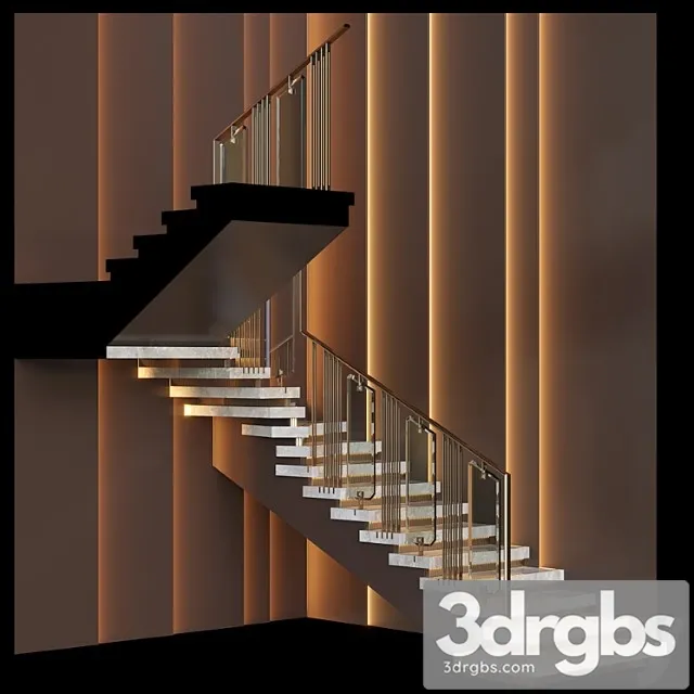 Stairs 1 3D Model Download