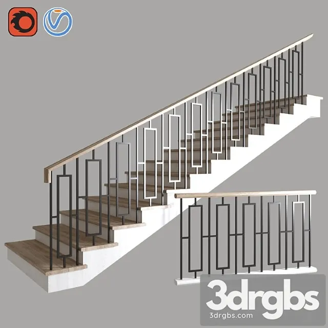 Stairs 10 3D Model Download