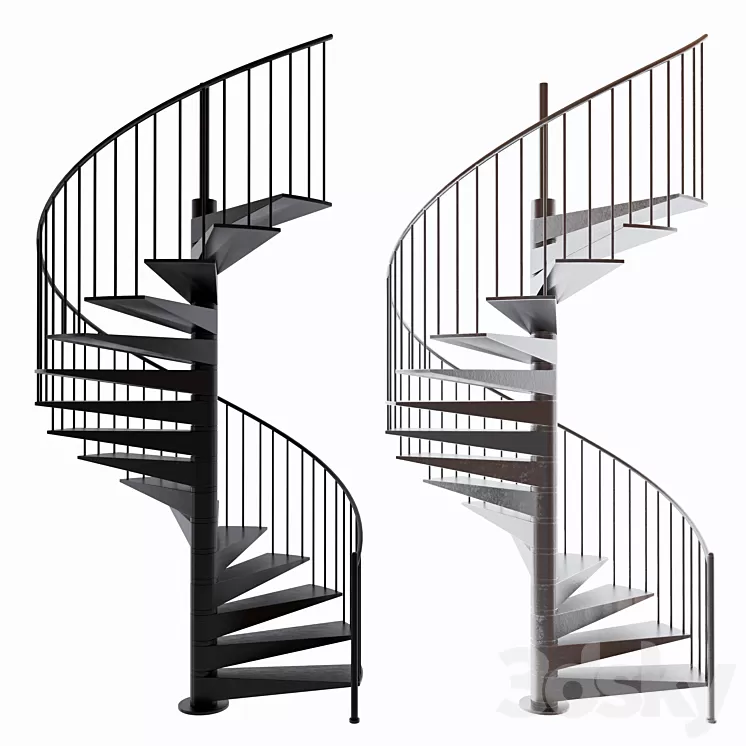 Stairs 2 3D Model