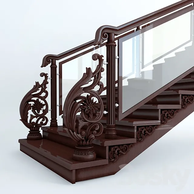 Stairs 2525 3D Model
