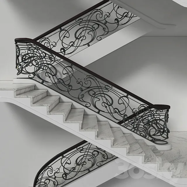 Stairs 3636 3D Model