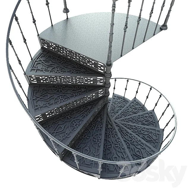 Stairs 3D Model