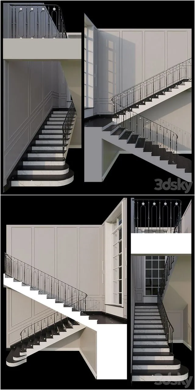 Stairs 3D Model