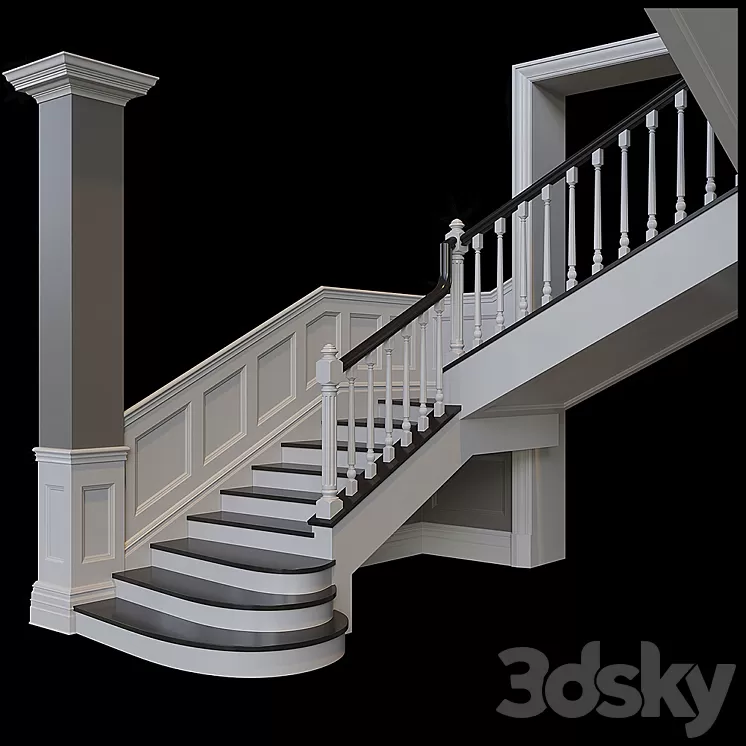 Stairs 3D Model