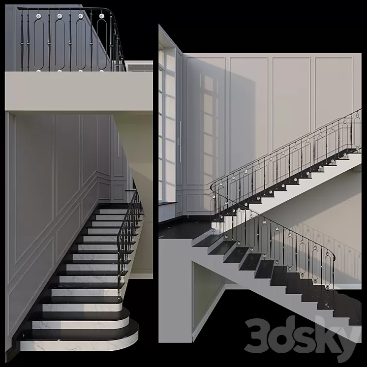Stairs 3D Model