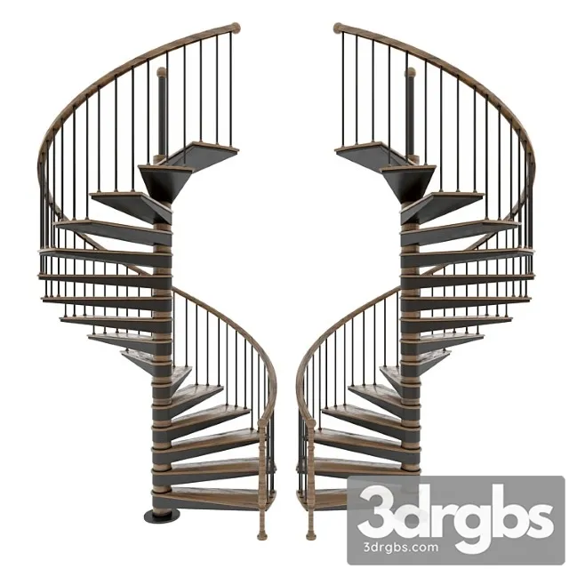 Stairs 4 3D Model Download