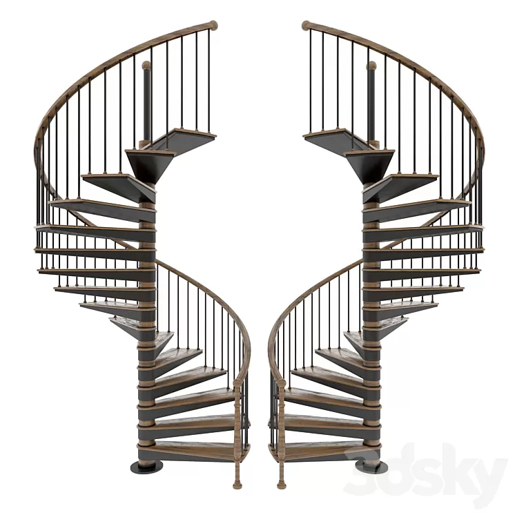 Stairs 4 3D Model