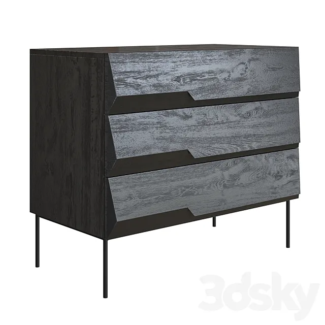 Stairs Chest of Drawers by Alain van Havre Ethnicraft 3DModel Stairs Chest of Drawers by Alain van Havre Ethnicraft 3DModel
