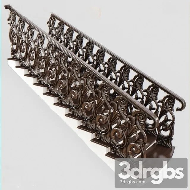 Stairs Classical CNC  3D Model Download
